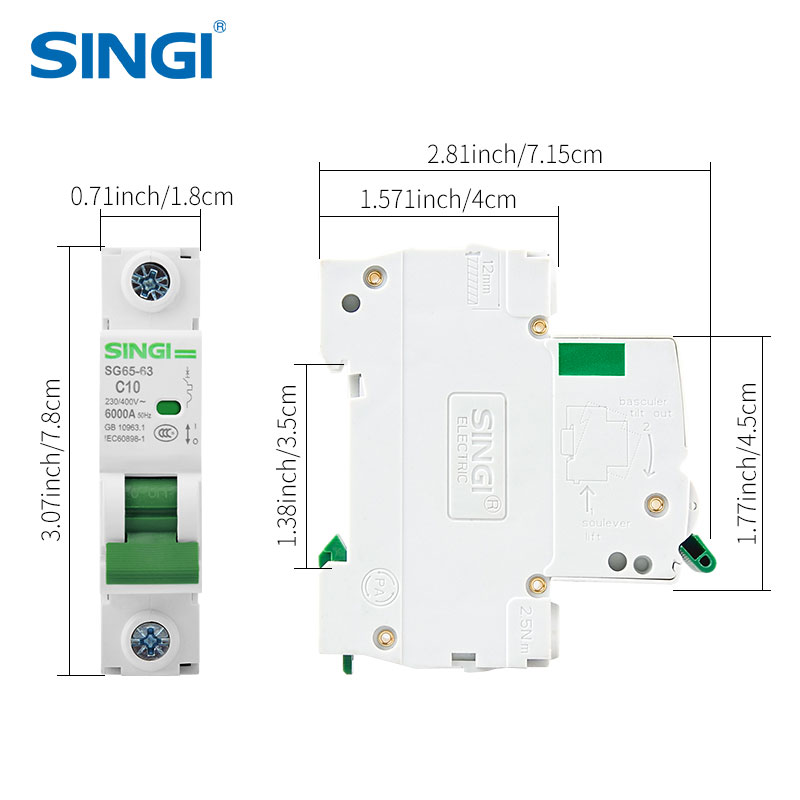 SG65-63 (6KA) MCB