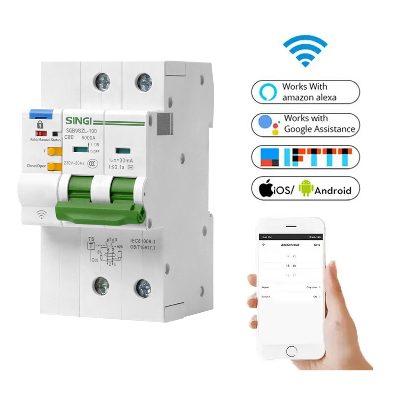 SGB9SZL-100 (6KA) WIFI MCB