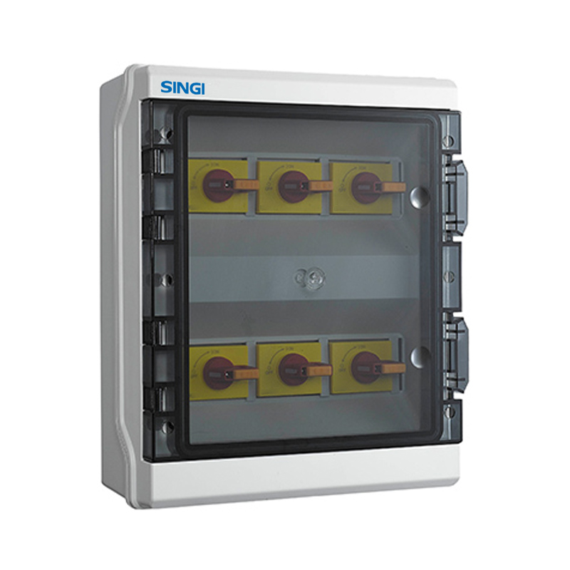 DC ISOLATOR BOX IP65 ENCLOSURE SIX STRINGS YB1-6