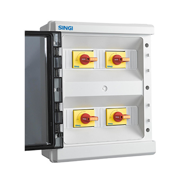 DC ISOLATOR BOX IP65 ENCLOSURE FOUR STRINGS YB1-4