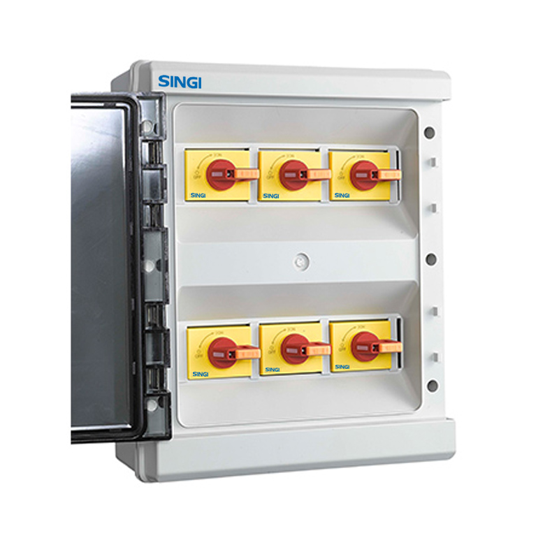 DC ISOLATOR BOX IP65 ENCLOSURE SIX STRINGS YB1-6