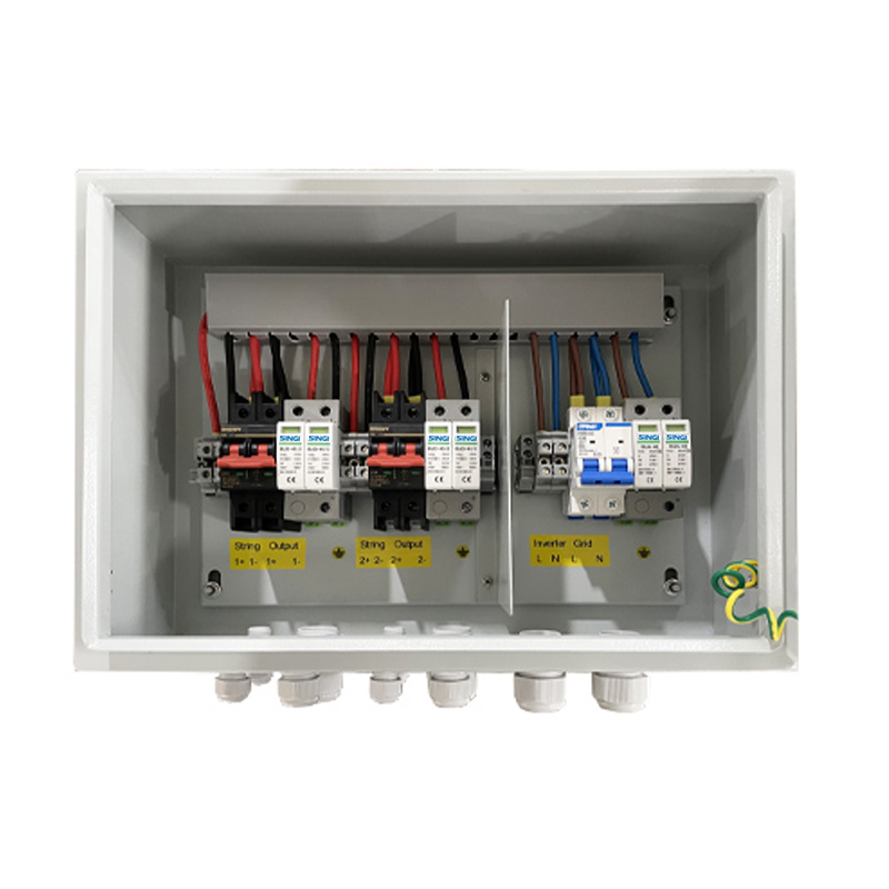 DC+AC COMBINER BOX 600V 1000V 2 IN 2 OUT YB4-2/2