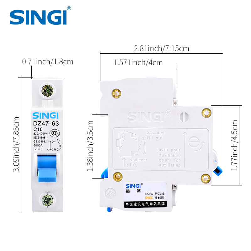 DZ47-63(4.5KA) Miniature Circuit Breaker